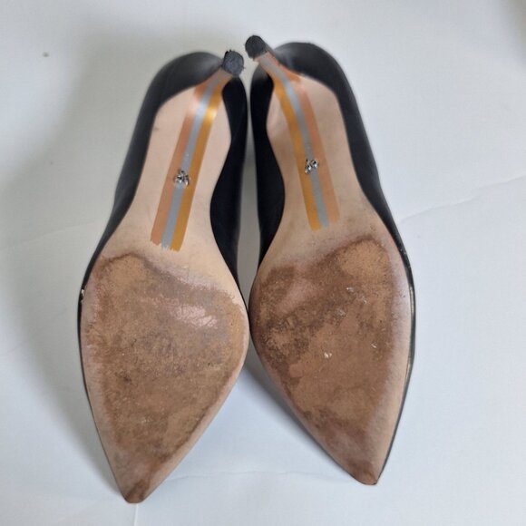 Sam Edelman Margie black patent leather high heels size 8 - Picture 2 of 13